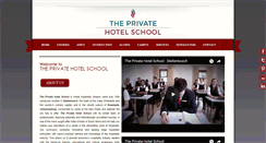 Desktop Screenshot of privatehotelschool.co.za