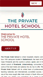 Mobile Screenshot of privatehotelschool.co.za